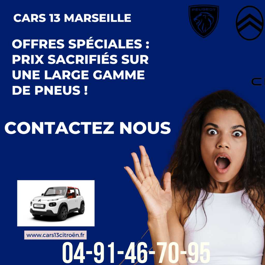 Large sélection de pneus pas cher et pneus tout-terrain chez Cars 13 Marseille